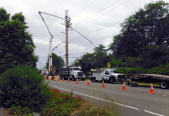 Utility Pole Install